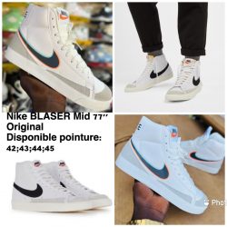 Nike BLAZER MID '77 - SAIL/TOTAL
