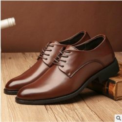 HOOKING Chaussures Oxford pour Homme Chaussures Derby Marron