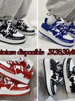 LEATHER LOW TRAINERS Louis Vuitton X Nike