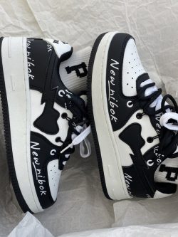 LEATHER LOW TRAINERS Louis Vuitton X Nike